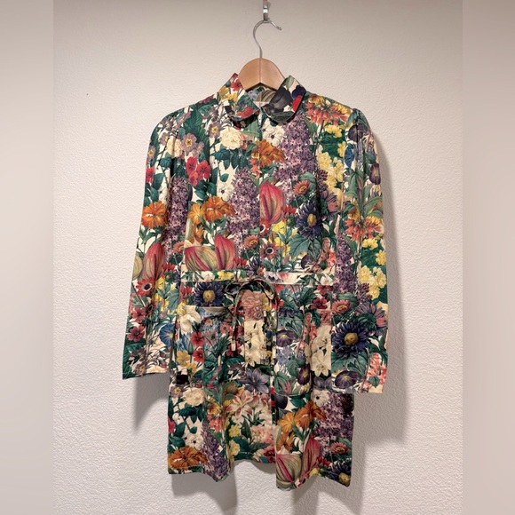 SAMANTHA PLEET Leap Dress in Garden Print - Picture 1 of 8